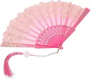 LIFKOME Vintage Chinese Style Hand Fan Foldable Fan Handheld Fan For Martial Arts Weddings And Tea Parties Handheld Fan For Souvenirs And Party Favors