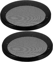 Vaguelly 2pcs Car Speaker Grill Covers Subwoofer Protector Durable Speaker Baffles Stylish Design for Enhanced Car Interior Easy Installation for Models