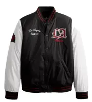 Hollister Los Angeles California Rose Varsity Bomber Jacket Men’s XS Black NWT