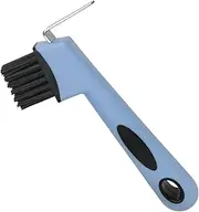 Oshhni Horse Hoof Hook Cleaning Brush Portable Foot Pruning Tool Grooming Brush Equine Grooming Kit for Livestock Sheep Cattle Goats