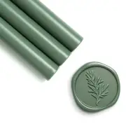 UNIQOOO Olive Green Glue Gun Sealing Wax Sticks for Wax Seal Stamp - Perfect ...