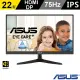 【ASUS 華碩】VY229Q 22型 IPS 藍光濾鏡 不閃屏 抗菌護眼螢幕