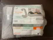 Leachco Snoogle Chic Jersey Total Body Pillow - Heather Gray