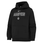 Collingwood Magpies NIKE AFL Youth Therma Fit Graphic Pullover Hoodie | Black by