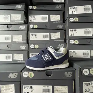 【R-MAN】 New Balance 574 童鞋 IV574 小童 PV574 中童 水泥灰 RD1 深藍 RE1