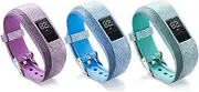Small Size intended for Garmin vivofit JR/vivofit JR.2 Tracker Replacement Soft Adjustable Silicone Kids Bands Small Size Fit Wrist 130mm~175mm [Ages 6+] (Colorful Wave)