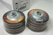 10 Qty 3M Cubitron II 967A T27 Flap Ceramic Grinding Disc 40 Grit 4.5 x 5/8-11