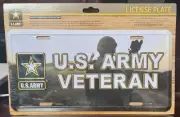 U.S. Army Veteran United States License Plate Tag Wall Sign Man Cave FAST SHIP