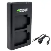 Wasabi Power USB-C Dual Battery Charger for Olympus LI-90B