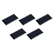 Mini Solar Panel Cell 1.5V 160mA 0.24W 60mm x 30mm for DIY Project Pack of 5