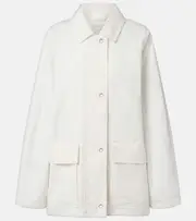 [The Row] The Row Elodianna cotton twill jacket AU 12 white