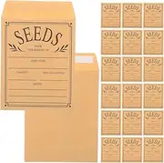 DIYEAH 50Pcs Envelopes Resealable Paper Packets Storage for Seeds Cash Items for Gardening Organizing Collecting
