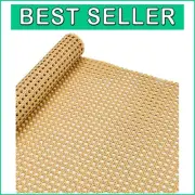 Pre-Woven 24" Plastic Rattan Webbing for Chairs, Cabinets & More - 6.6ft Roll