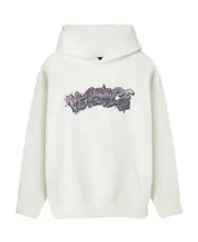 Versace Kids Logo Embellished Long Sleeved Hoodie 8Y,14Y White