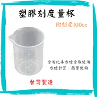 在飛比找蝦皮購物優惠-【大福資材】刻度量杯 安全無毒  100cc塑膠量杯藥杯 烘