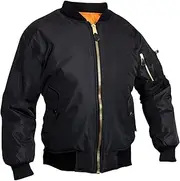 [ROTHCO] Womens MA-1 Flight Jacket - Black