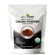 Mayan’s Secret Raw Cacao Powder Organic Unsweetened 1lb Non GMO, Vegan, Parve