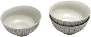 Choutokusa White Round Bowl, 4.3 inches (11 cm), Value Set of 3 (Amazon.co.jp Exclusive) (Commercial Use, Set), Rice, Rice, Soba, Donburi, Donburi, Mino Ware, Made in Japan