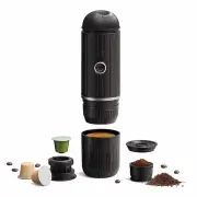 Portable Coffee Maker, 19 Bar Wireless Espresso Machine, NS Pods and Ground Coffee Compatible for Travel / Camping / Off
