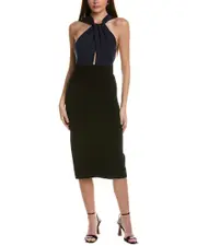 St. John Silk-Blend Sheath Dress
