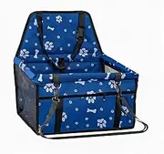 Pet Swift's Dog Car Seat Booster (Blue) - Perfect Car Booster Seat for Dogs, Large Pet Car Booster, Ensures a Safe and Comfortable Ride