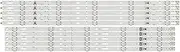 [BABCPMPGK] 10Pcs/Set LED Backlight Strip Fit for KD-60X690E KD-60X695E S600DUC-1 KCL60 A8387828A SVG600A36-A B 17Y 60UHD A B for Vizi O D60-F3