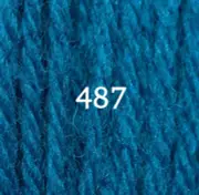 Appleton Tapestry Wool - 11 Yd Skein - Kingfisher Blue Color 487