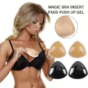 Silicone Gel Bra Breast Enhancers Push Up Pads Chicken Bikini Fillets Inserts