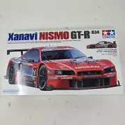 New Tamiya 1/24 Xanavi Nismo GT-R R34 Sports Car Series No.268 Vintage Model Kit