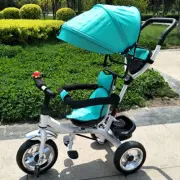 Kids Tricycle Bike Trike Baby Prams Kids Stroller Toddler Ride-On Toy Gift 4In1
