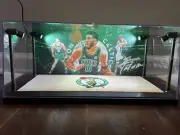 Jayson Tatum Custom 2-card PSA & BGS display case with LED lights - Celtics