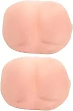 PRETYZOOM 2pcs Realistic Butt Pads Humorous Halloween Costume Accessories for Prank Parties and Photo Booth Fun Creative Old Lady Props for Laughter and Entertainment