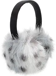 [COSMEVIVI] Foldable Earmuffs Winter Headband Faux Fur for Women Girls Plush Ear Covers for Cold