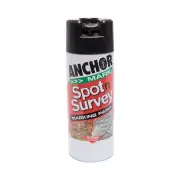 3 x Anchor Spot Survey Black High-Visibility Marking Spray Paints 350G