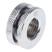 Alphacool G1/4" Bulkhead Connector Fitting, Short Version, Chrome