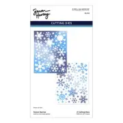 Spellbinders Etched Die By Simon Hurley-Frozen Flurries,Let It Snow 5A002CCM-1GF