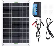 12Volt/24 Volt Solar Panel, Kit with High Efficiency Monocrystalline Solar Panel and 100A Charge Controller for Camper,Caravan and Other Off Grid Applications