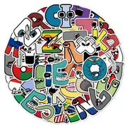 62PC Alphabet Lore Stickers Birthday Party Favors Loot Bag Fillers