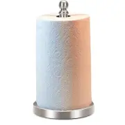 Paper Towel Holder Stand Countertop, Paper Roll Holder One-Hnad Tearing for K...