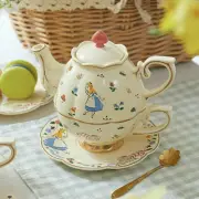 Disney Alice in Wonderland Porcelain Stackable Teapot Set