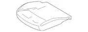 Genuine Ford Fusion 2009 Seat Cushion Cover Passenger Side 9E5Z-5462900-EA
