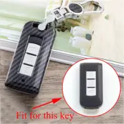 ABS Smart Key Shell Case Bag Fob For Mitsubishi Outlander Lancer Eclipse Parts