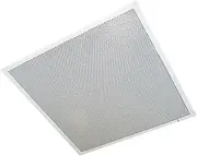Valcom V-9028 One Way Amplified Dual Input Lay in Ceiling Speaker with Backbox, 2-Feet x 2-Feet