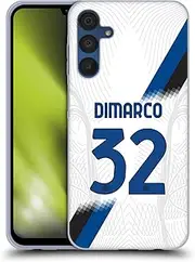 Head Case Designs Officially Licensed Inter Milan Federico Dimarco 2023/24 Players Away Kit Gel Case [Military Grade Protection] Compatible with Samsung Galaxy A15