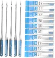HOMSFOU 10Sets Embroidery Sewing Machine Needles Metal Needles for Home Sewing Machines Durable Practical Sewing Supplies for Various Fabrics