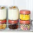 Convenient Glass Food Storage Containers Versatile Storage Jar Kitchen