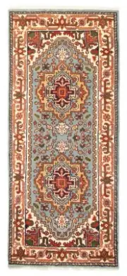 Vintage Hand-Knotted Area Rug 2'7" x 5'10" Traditional Wool Carpet