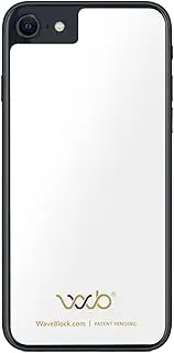 WAVEBLOCK EMF Blocker for Cell Phone - Made for iPhone SE - The Only Patented Real Scientifically Backed Lab-Tested 5G-Shield EMF Reduction Sticker, USA Made, Protect Yourself & Loved Ones White