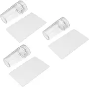 Healeved 3 Pack Nail Art Tools Set Stamping Plates Scraper Diy Manicure Kit for Nail Stamping Accessory