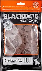 BLACKDOG CAROB BUTTONS 250G, All